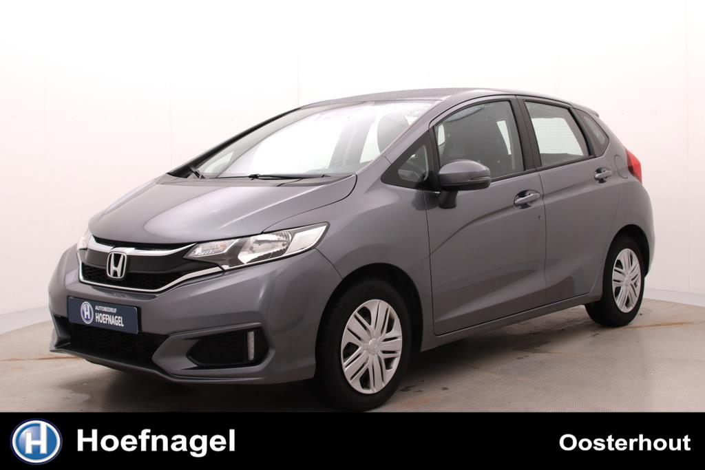 Honda Jazz 1.3 i-VTEC Trend | Cruise control | Airco | Stoel, Auto's, Voorwielaandrijving, Stof, Gebruikt, Zwart