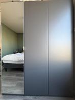 IKEA PAX kledingkast compleet met FORSAND/ÅHEIM deuren, 100 tot 150 cm, 200 cm of meer, Zo goed als nieuw, Antraciet grijs