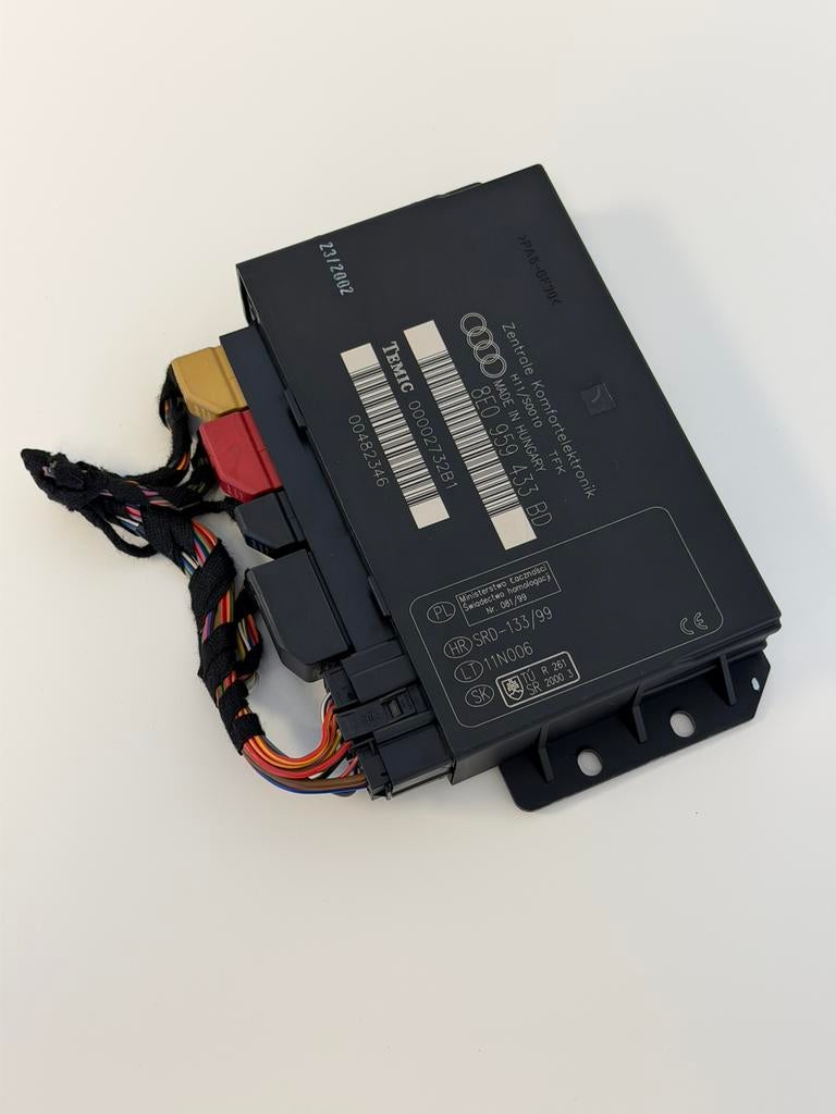 AUDI A4 B6 B7 BCM Comfort Module 8E0959433 OEM 8E0959433BD, Ophalen of Verzenden, H, H, H