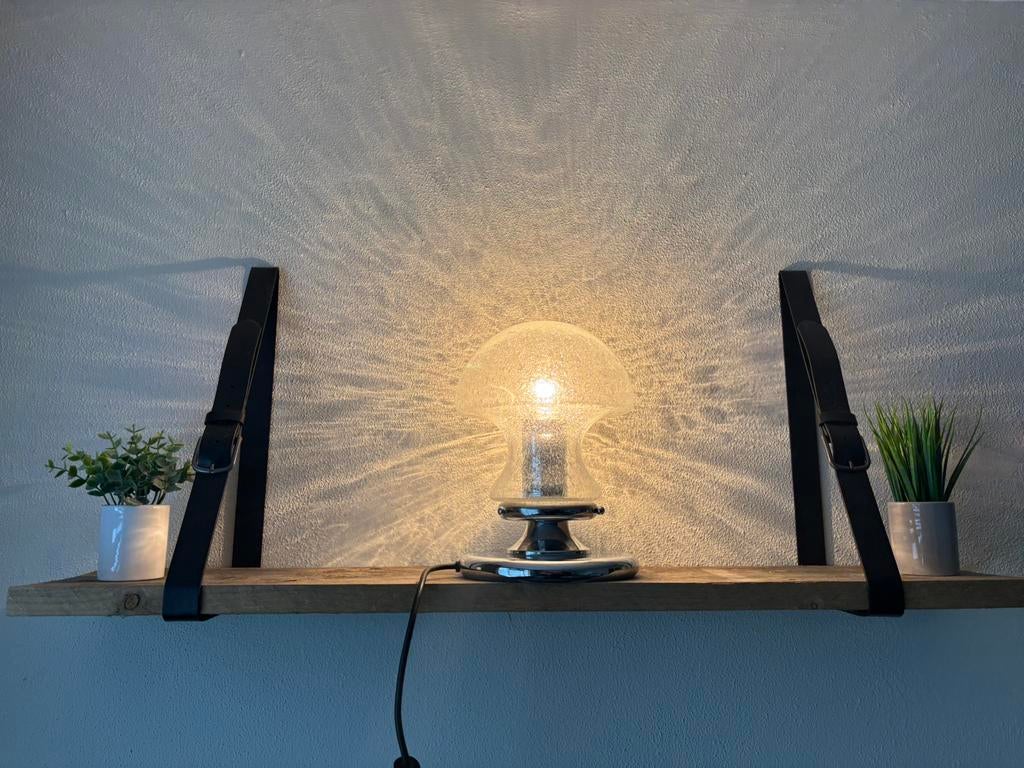 Vintage mushroom space age tafellamp van Baum Leuchten, Huis en Inrichting, Lampen | Wandlampen, Ophalen of Verzenden, Gebruikt
