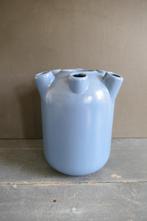 Moderne tulpenvaas effen grijs, Overige kleuren, Verzenden, Aardewerk of Porselein, Zo goed als nieuw