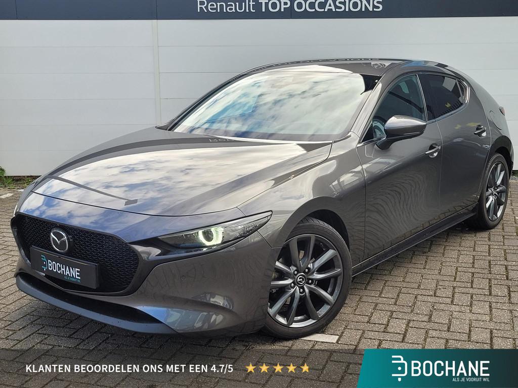 Mazda 3 2.0 e-SkyActiv-G M Hybrid 122 Luxury | Leder | Head, Auto's, 1998 cc, Gebruikt, 4 cilinders, Met garantie (alle)