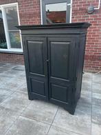 Antieke zwarte kast, Antiek en Kunst, Antiek | Meubels | Kasten, Ophalen