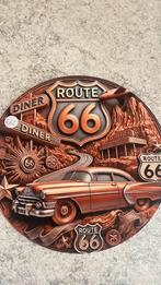 Route 66 muurplaat, Ophalen of Verzenden, Zo goed als nieuw