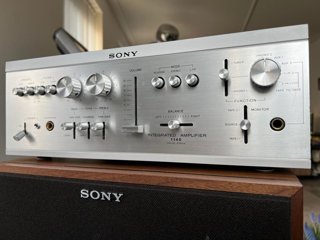 Sony TA-1140 vintage versterker, Ophalen of Verzenden, Zo goed als nieuw, Stereo, Sony