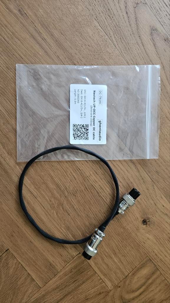 Ghentaudio dc-cable, Ophalen of Verzenden, Nieuw, Minder dan 2 meter, Overige kabels