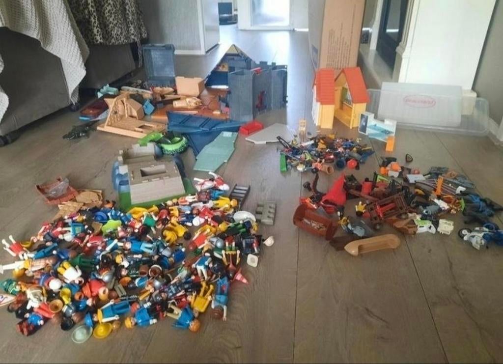 Veel playmobil, Kinderen en Baby's, Speelgoed | Bouwstenen, Ophalen, Gebruikt