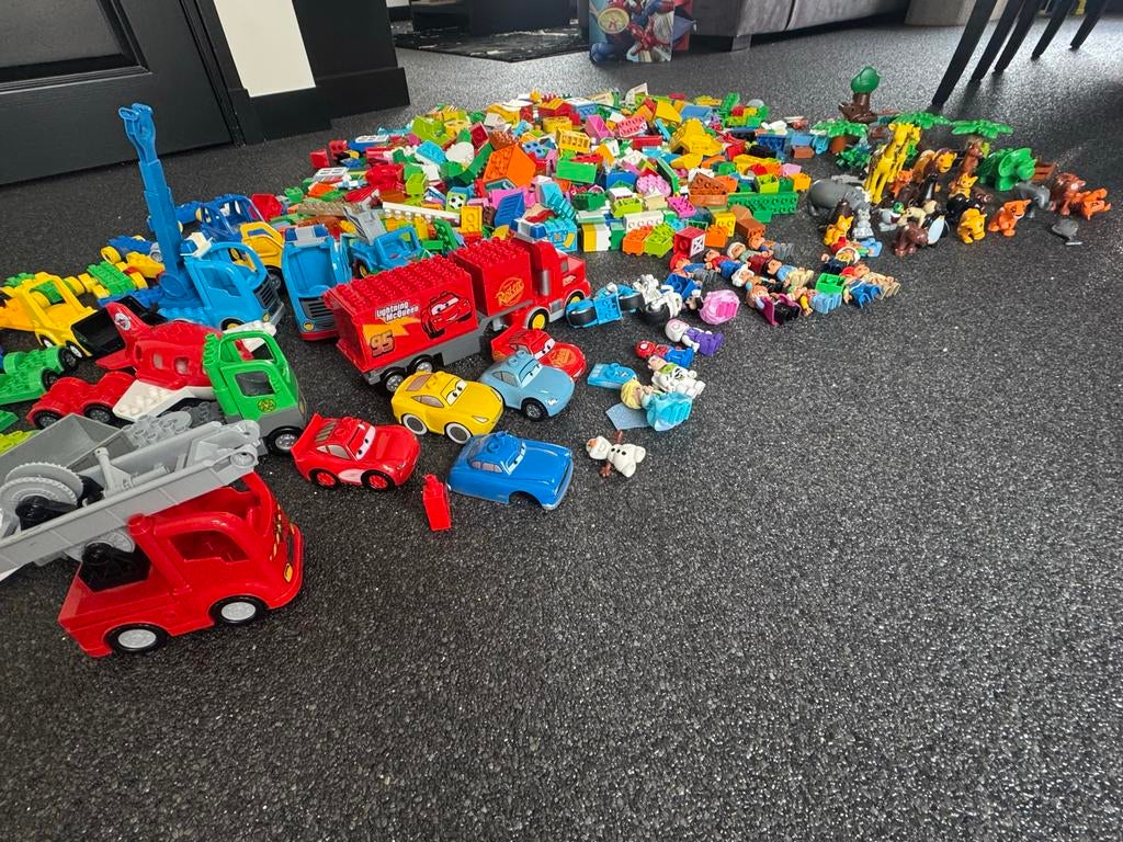 Mega Duplo collectie: dierentuin, Cars, Disney, Spiderman, Kinderen en Baby's, Speelgoed | Duplo en Lego, Ophalen, Zo goed als nieuw