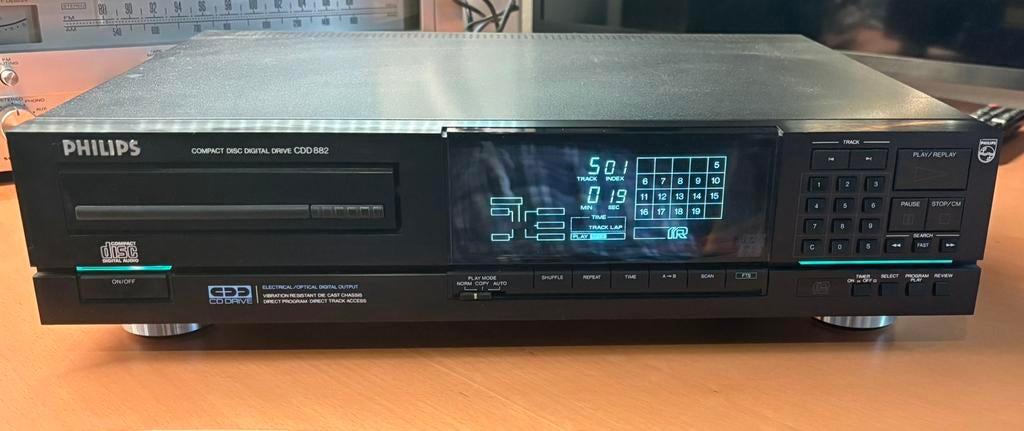 Philips CDD882 CD transport, Audio, Tv en Foto, Ophalen of Verzenden, Zo goed als nieuw, Philips