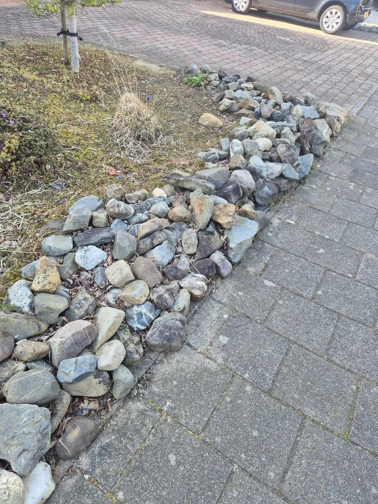 1 m³ Maaskeien voor tuin, vijver of rotstuin, Tuin en Terras, Grind, Keien en Split, Ophalen, Overige materialen, Gebruikt, Kei