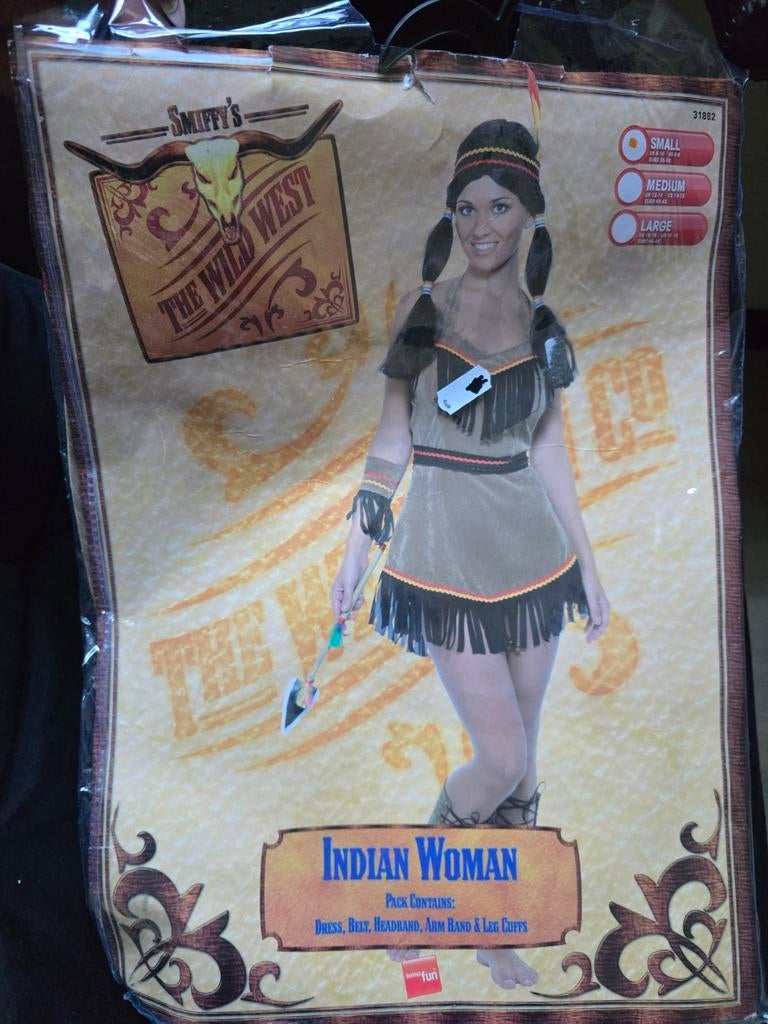 Nieuw Indiaan Outfit Maat S - 6 Beschikbaar, Carnaval, Nieuw, Ophalen of Verzenden, Maat 36 (S)