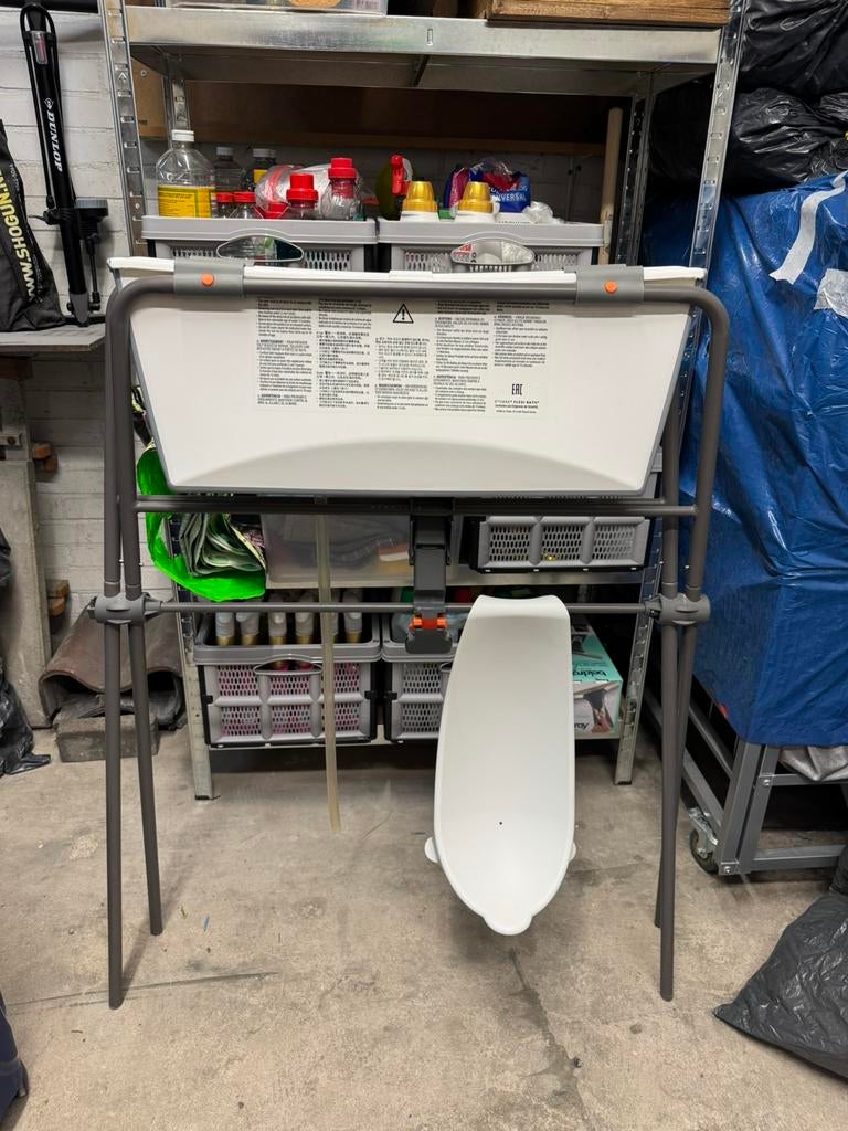 Stokke flexi bath (incl standaard en newborn support), Kinderen en Baby's, Badjes en Verzorging, Ophalen, Zo goed als nieuw, Badje
