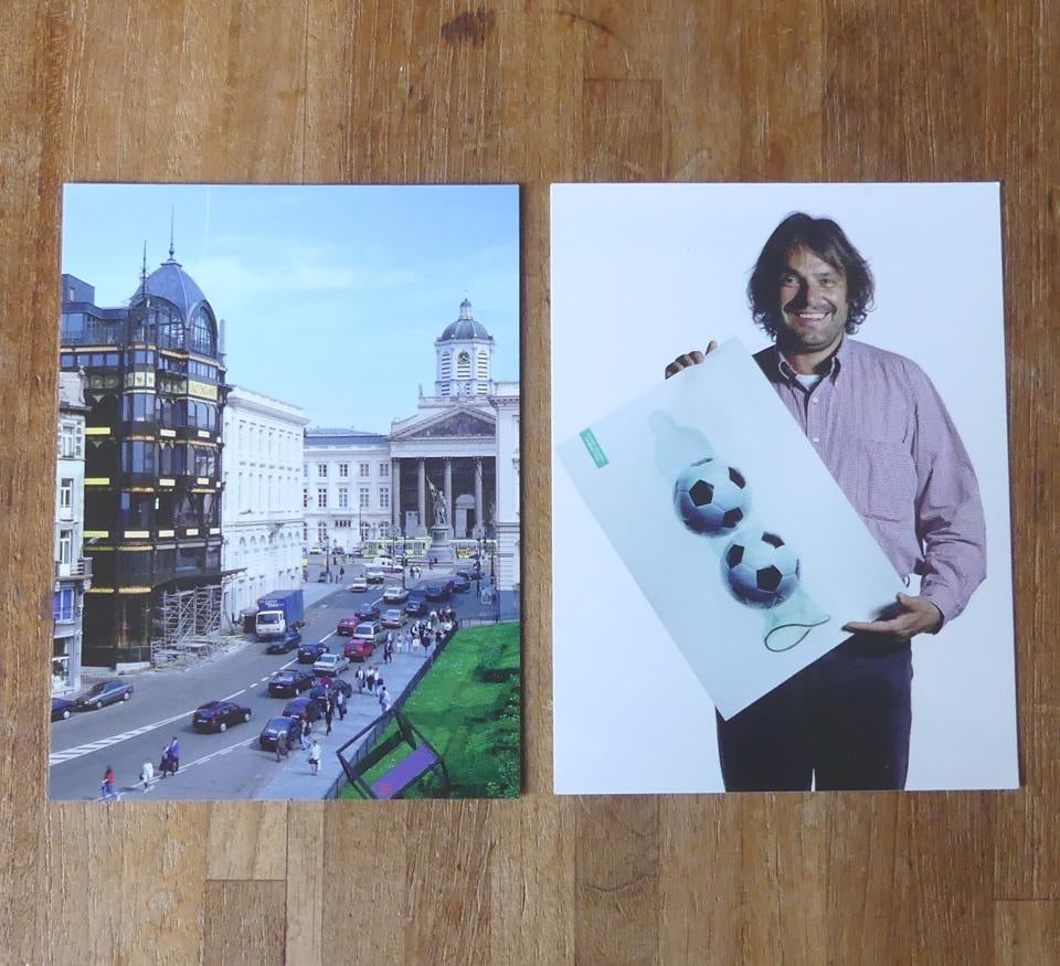 Oliviero Toscani al Muro ansichtkaart Benetton reclamekaart, Ophalen of Verzenden, 1980 tot heden, Ongelopen, Sterren en Beroemdheden