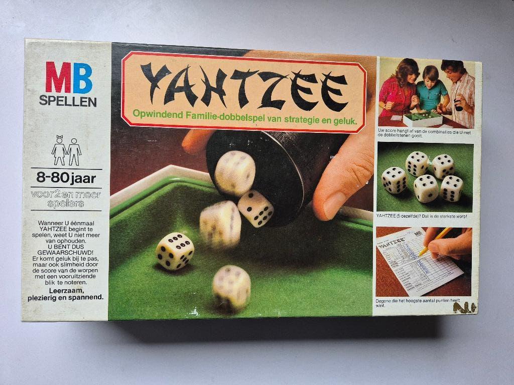 Yahtzee, Vijf spelers of meer, Ophalen of Verzenden, Gebruikt, MB Spellen