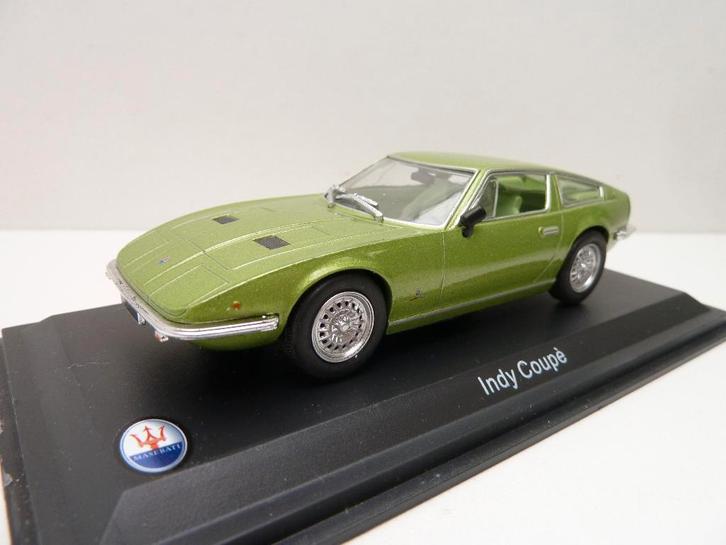 Maserati  Indy Coupe  ''   maserati collection 1/43 '', Hobby en Vrije tijd, Modelauto's | 1:43, Zo goed als nieuw, Auto, Overige merken
