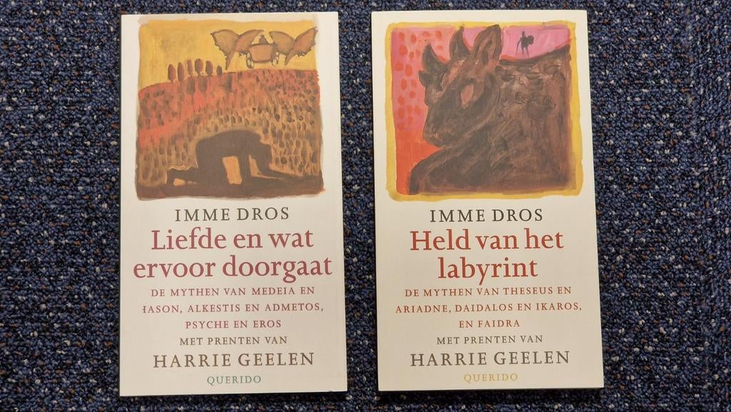 2x Imme Dros / prenten Harry Geelen, Ophalen of Verzenden, Zo goed als nieuw