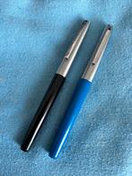 Pelikan Pelikano Vulpen Twee Stuks Blauw en Zwart, Ophalen of Verzenden, Gebruikt, Vulpen, Overige merken
