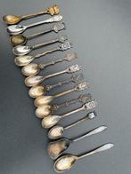 Verzilverde theelepetjes, 14 st, Ophalen of Verzenden