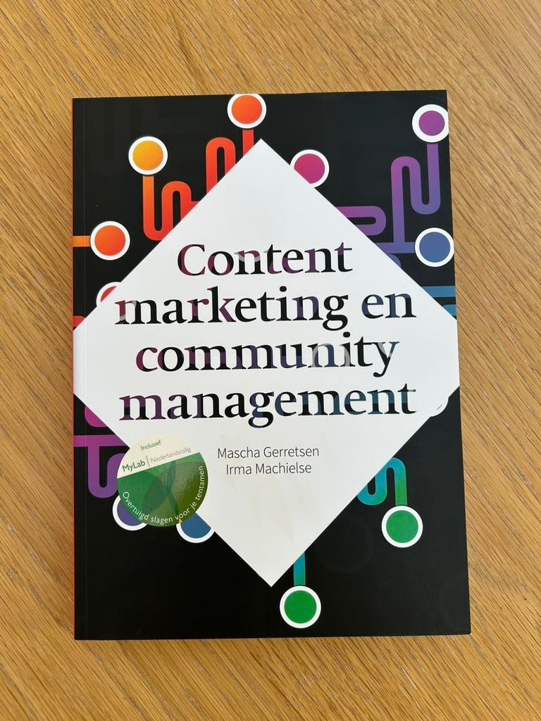 Boek Content marketing en community management, Ophalen of Verzenden, Nieuw, Management