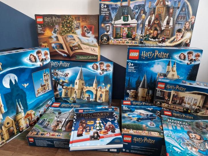 Lego Harry Potter, 7 sets + advent, alles in 1 koop, Verzamelen, Harry Potter, Zo goed als nieuw, Actiefiguurtje, Ophalen