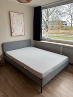 Ikea slattum bed frame + Ikea abygda matras, Ophalen, Zo goed als nieuw, Tweepersoons, 140 cm