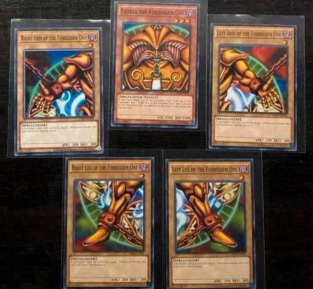 Yu-Gi-Oh! Complete Exodia Set LDK2 Print !, Hobby en Vrije tijd, Verzamelkaartspellen | Yu-gi-Oh!, Ophalen of Verzenden, Zo goed als nieuw