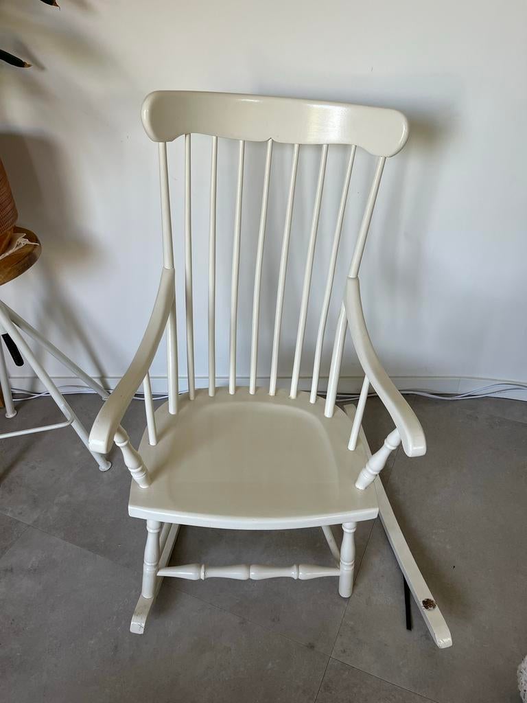 Vintage Schommelstoel Jaren '50-'60, Antiek en Kunst, Antiek | Meubels | Stoelen en Banken, Ophalen