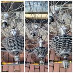 Wielset Shimano Campagnolo Mavic 9 10 speed, Wiel, Gebruikt, Campagnolo, Racefiets