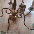 Koperen hanglamp 5-armig kroonluchter, Ophalen, Gebruikt, Metaal, Vintage