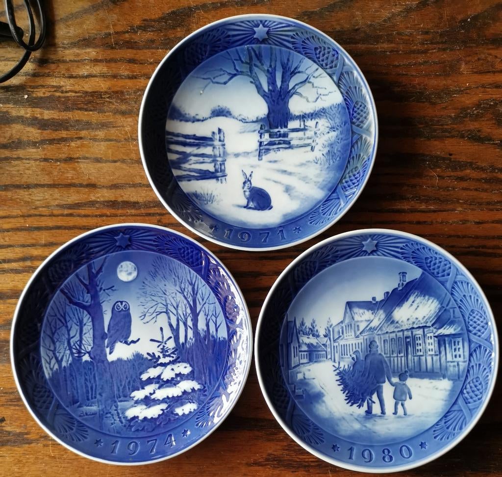 Wandborden Royal Copenhagen Denemarken, Antiek en Kunst, Antiek | Wandborden en Tegels, Ophalen of Verzenden