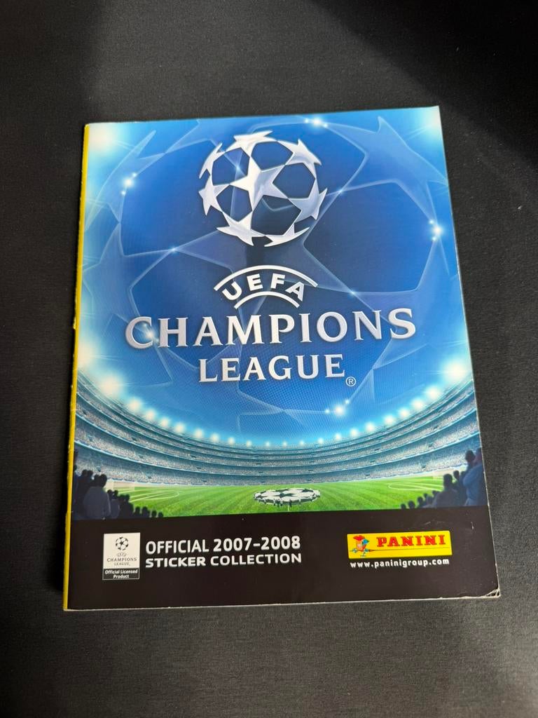 Champions League 2007/2008 Panini album, Ophalen of Verzenden, Zo goed als nieuw, Plaatjesalbum