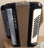 Knoppen playback accordeon, Muziek en Instrumenten, Gebruikt, Verzenden, Met koffer, Knopaccordeon