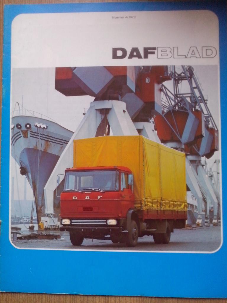 DAF Blad 1973 4 - N2500 Tour de France 2800 Dynaf Morres GB, Ophalen of Verzenden, Zo goed als nieuw, Overige merken