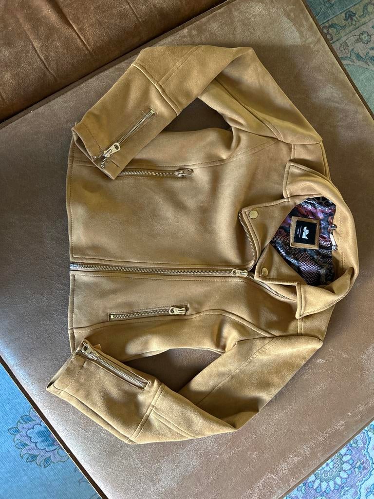 Stoere suède-look jas van JBC, maat 146/152, Kinderen en Baby's, Verzenden, Zo goed als nieuw
