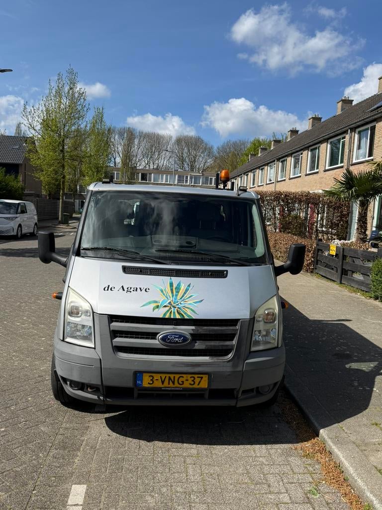 Ford Transit 2.3 350L Cdclb 146 5.44 2011 Openlaadbak, Auto's, Voorwielaandrijving, 4 cilinders, 2000 kg, 7 stoelen