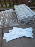 12 metalen schappen Ikea boaxel systeem, Doe-het-zelf en Verbouw, Metalen, Ophalen