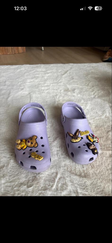 Crocs x Drew House (Justin Bieber), Slippers, Overige kleuren, Ophalen of Verzenden, Zo goed als nieuw