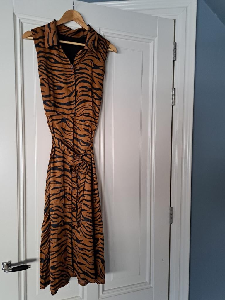 ANA ALCAZAR MAAT 42 LANGE JURK, Verzenden, Zwart, Maat 42/44 (L), Zo goed als nieuw