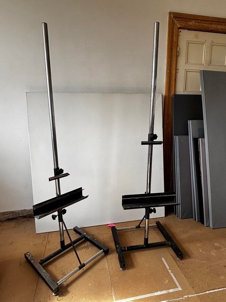 Schildersezels metaal, Hobby en Vrije tijd, Schilderen, Ophalen, Gebruikt, Ezel