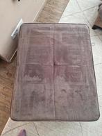 Hocker, Ophalen, Strak, suède look, 100 tot 125 cm, Zo goed als nieuw