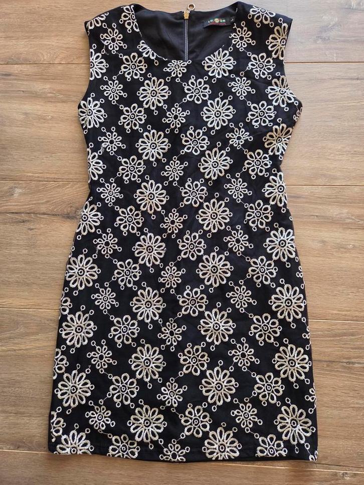 Smashed Lemon jurk – maat XS, Kleding | Dames, Jurken, Zo goed als nieuw, Maat 34 (XS) of kleiner, Zwart, Boven de knie, Ophalen of Verzenden