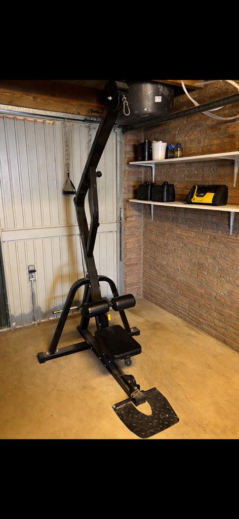 Rug/ Lat pulldown machine / fitness apparaat/ powerrack, Ophalen of Verzenden, Zo goed als nieuw, Rug, Krachtstation