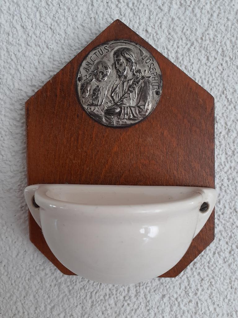 Wijwater- vaatje, Verzamelen, Ophalen of Verzenden, Gebruikt