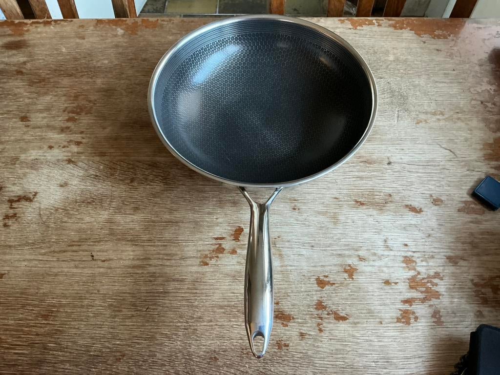 Onyx wokpan, Ophalen of Verzenden, Zo goed als nieuw, Overige materialen, Wok