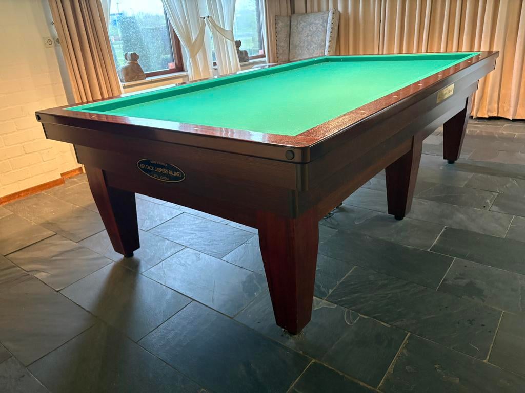 Eureka Dick Jaspers Classic 230 x 115 (incl plaatsing), Ophalen, Info@dirksnip.nl, Biljarttafel, Zo goed als nieuw