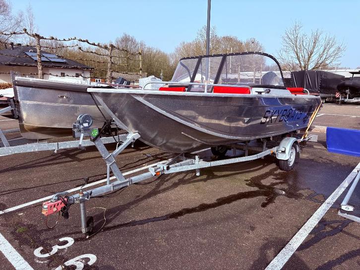 aluminium speedboot - unieke boot, Watersport en Boten, Speedboten, Zo goed als nieuw, 3 tot 6 meter, Benzine, Minder dan 70 pk