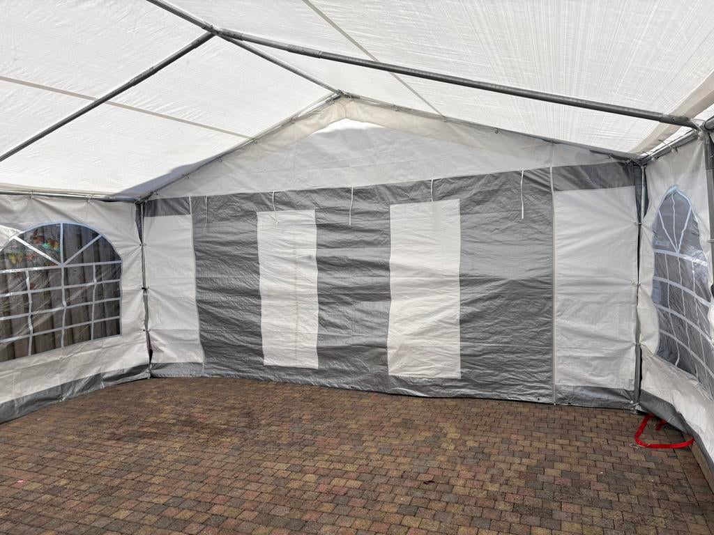 Partytent 5x10 te koop merk toolport, Ophalen, Gebruikt, Opvouwbaar, Partytent