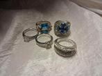 Lot vintage ringen, Verzenden, Overige materialen, Ring, Met edelsteen