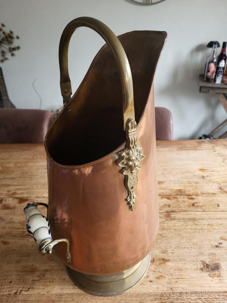 Te koop: koperkleur paraplu / plantenbak, Huis en Inrichting, Woonaccessoires | Paraplubakken, Ophalen, Gebruikt