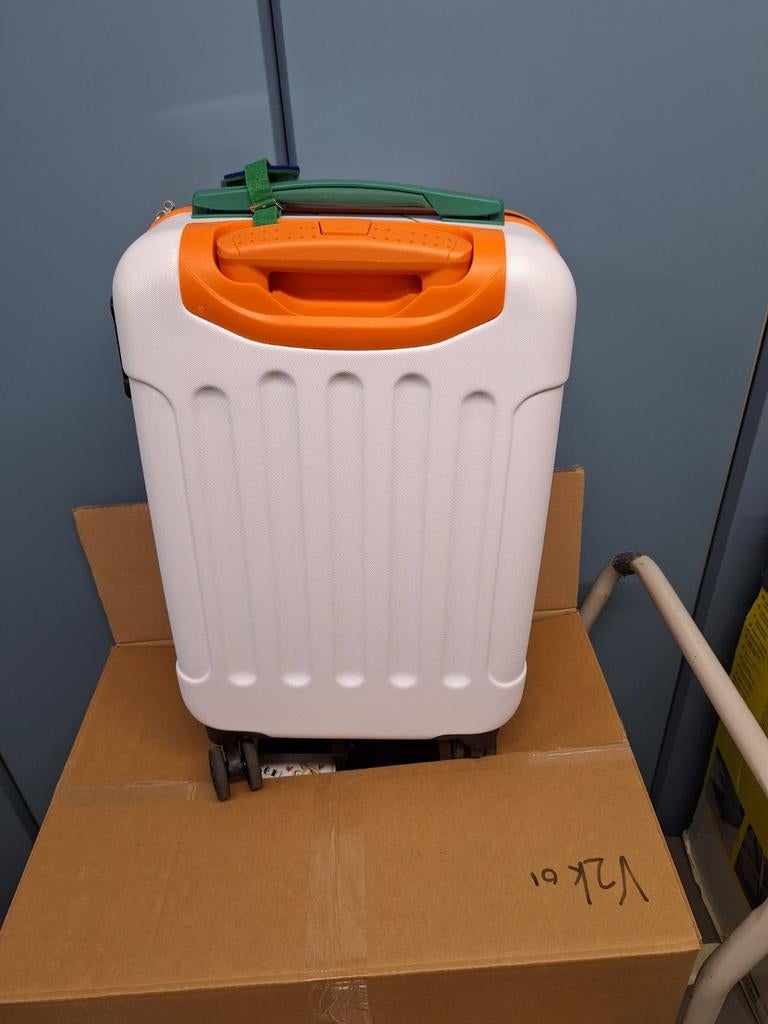 Postcodeloterij cabine koffer - Handbagage, 40 tot 60 cm, Wieltjes, 20 tot 30 cm, Wit